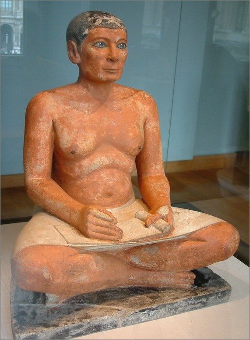 The Seated Scribe, 高级官吏的个人雕像